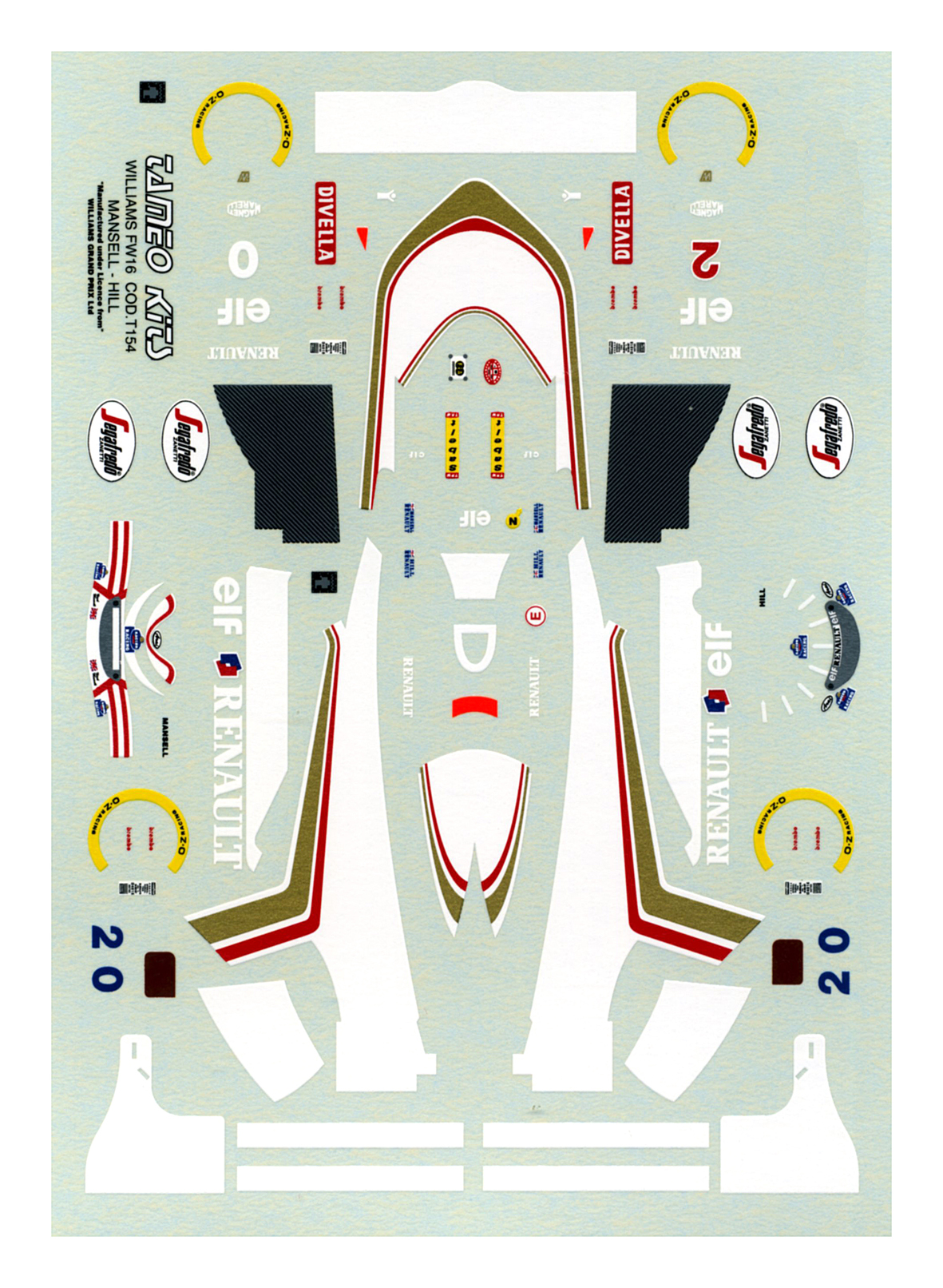 Tameo Kits TMK 190 kit 1/43 in metallo