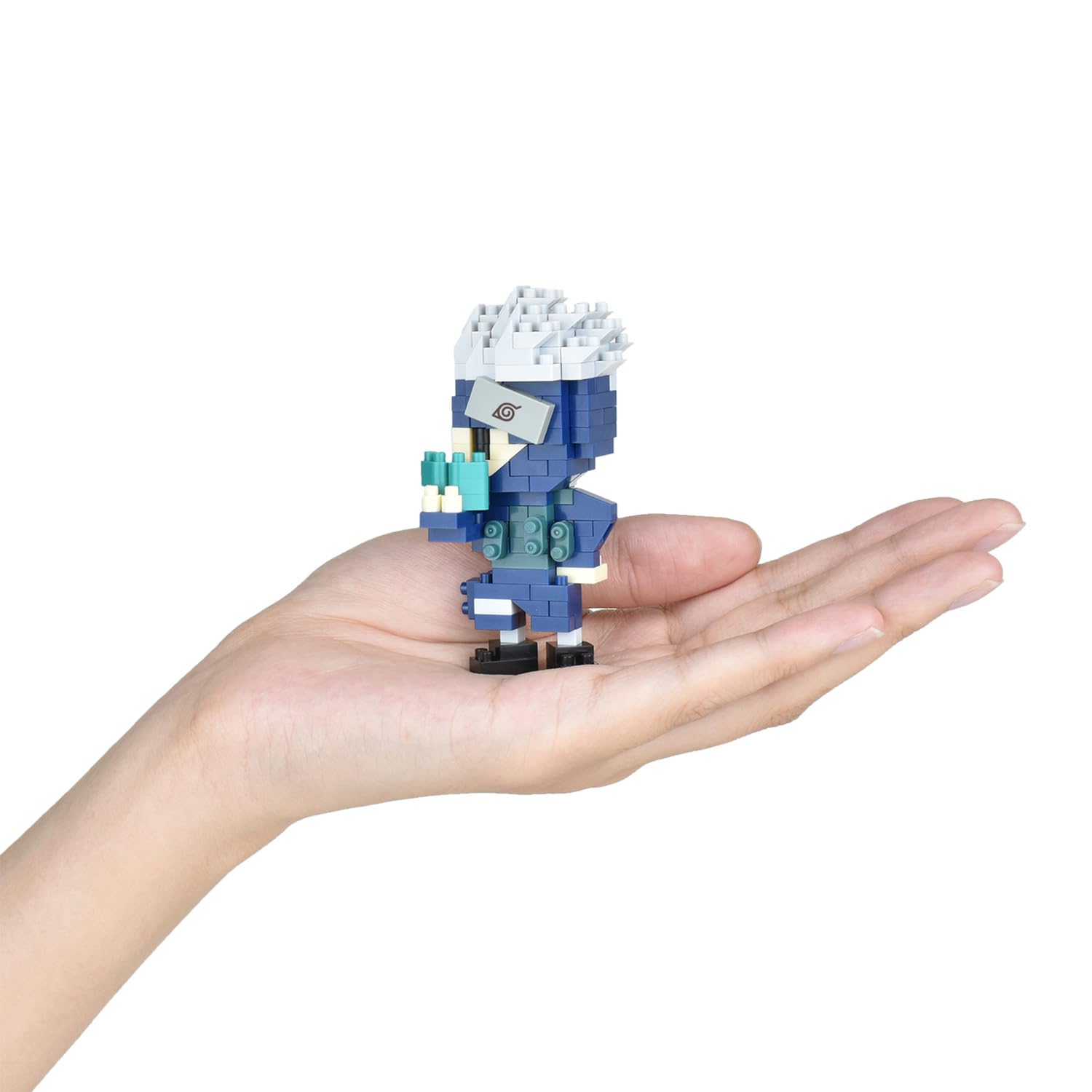 Nanoblock Naruto NBCC137 Kakashi Hatake kit costruzione 180 pezzi