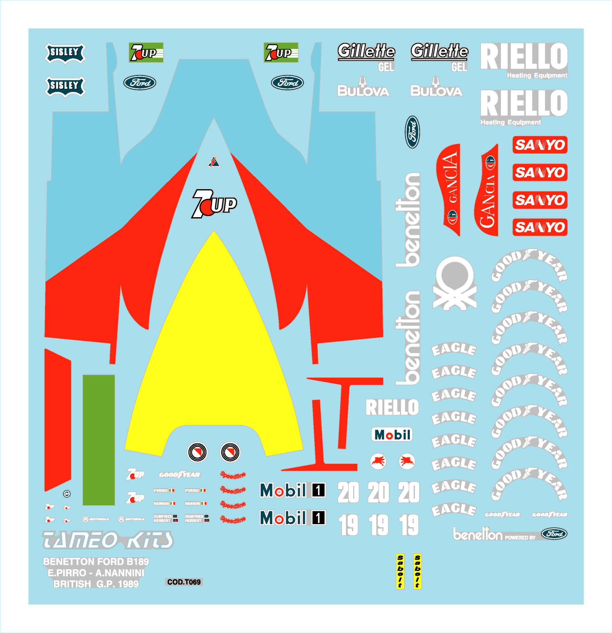 Tameo Kits TMK 092 kit auto 1/43 da verniciare