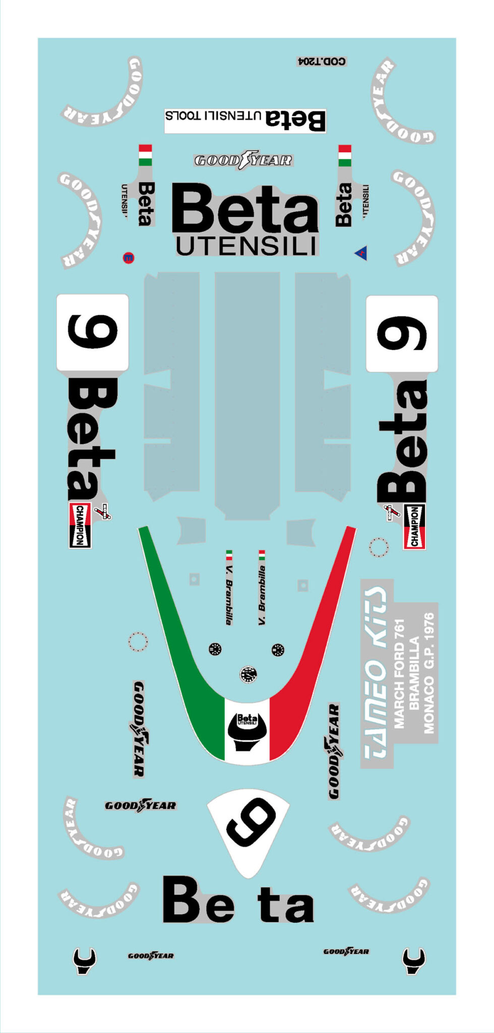 Tameo Kits TMK 235 kit 1/43 in metallo
