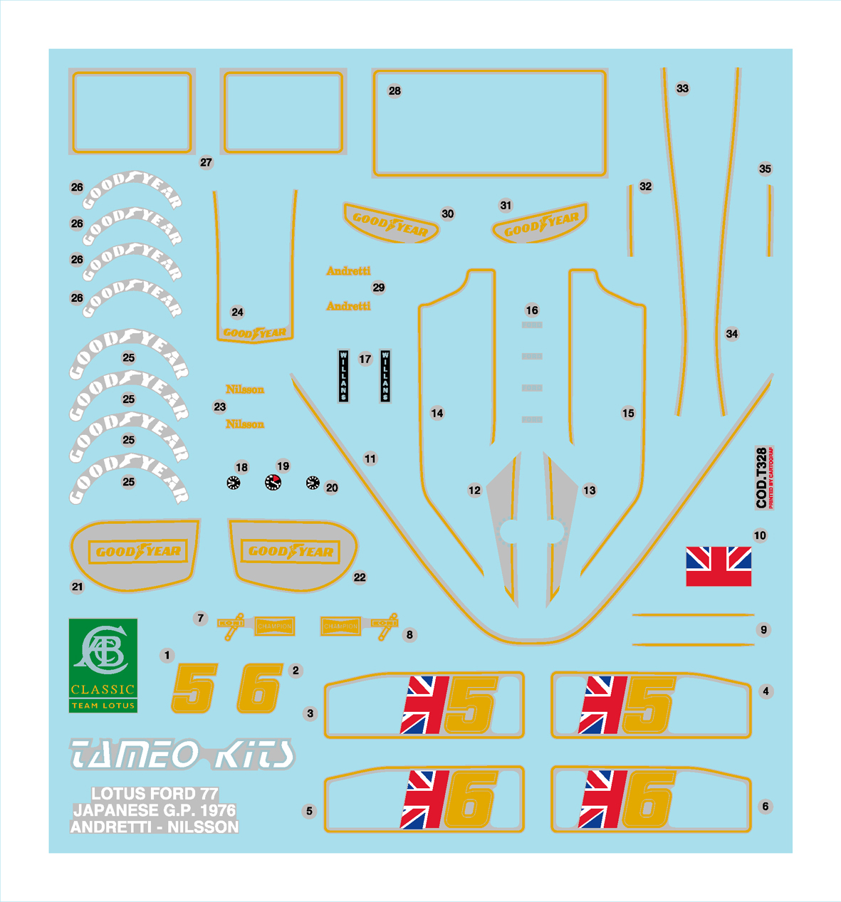 Tameo Kits TMK 340 kit montaggio 1/43 metallo
