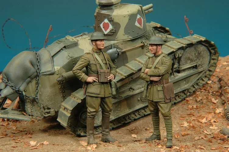 Model Cellar US Infantry Officers combo set kit resina