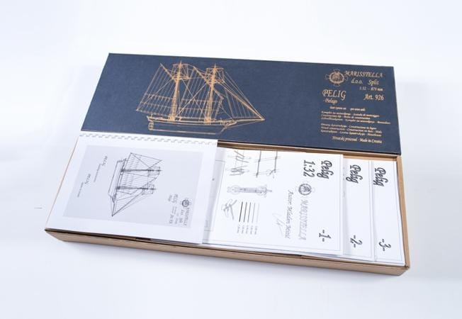 MarisStella Pelig kit modellino nave legno vele cucite