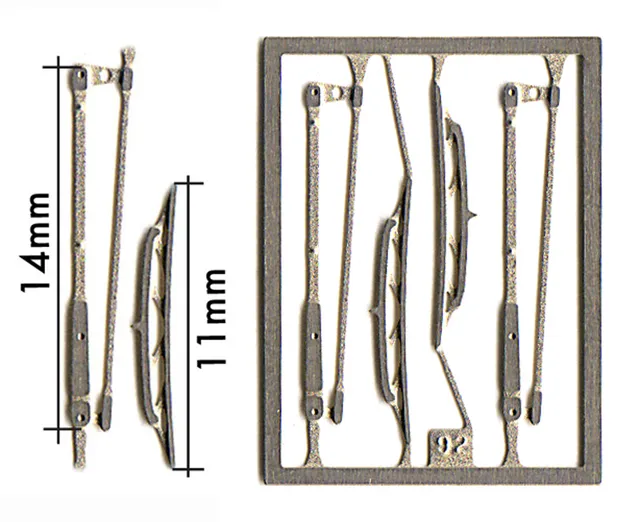 Tameo Kits FT 05 tergicristalli tipo B 4 pezzi