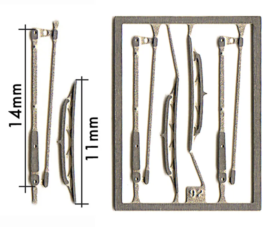 Tameo Kits FT 05 tergicristalli tipo B 4 pezzi