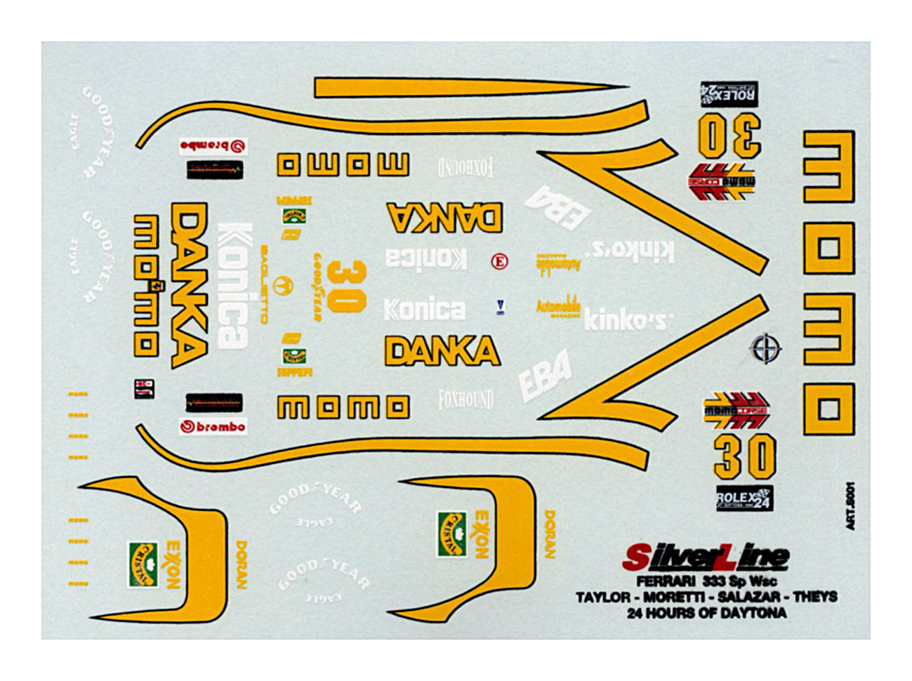 Tameo Kits SLK 005 Kit Montaggio 1/43 da Verniciare