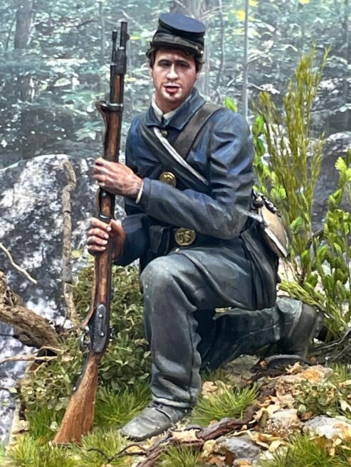 Model Cellar Union Infantryman busto Gettysburg 1863