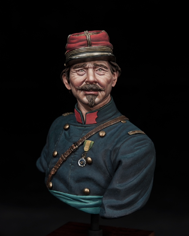 Model Cellar French Officer 1870 busto capitano fanteria