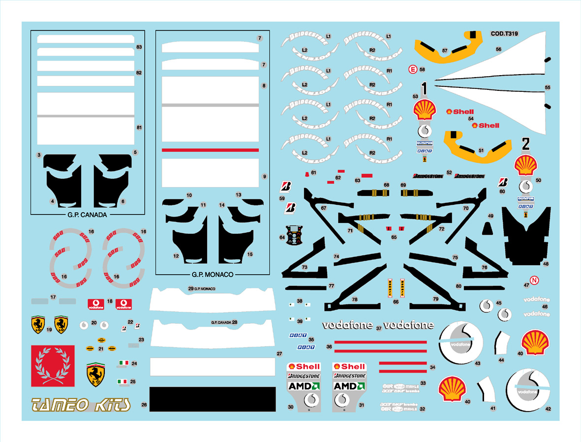 Tameo Kits TMK 331 kit montaggio 1/43 metallo