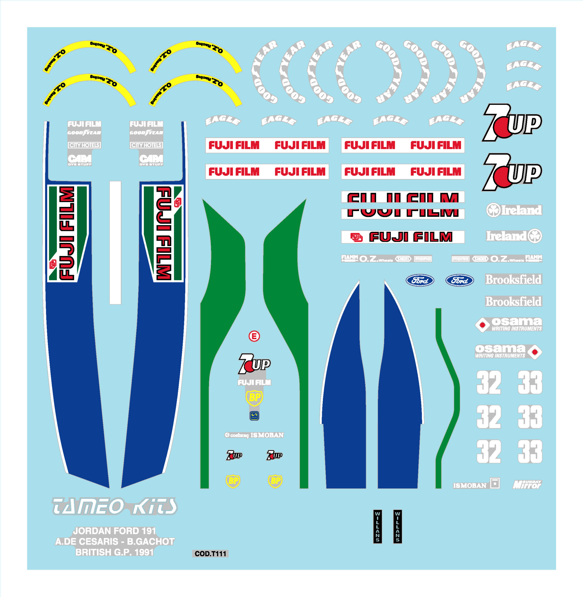 Tameo Kits TMK 143 kit modello 1/43 da verniciare