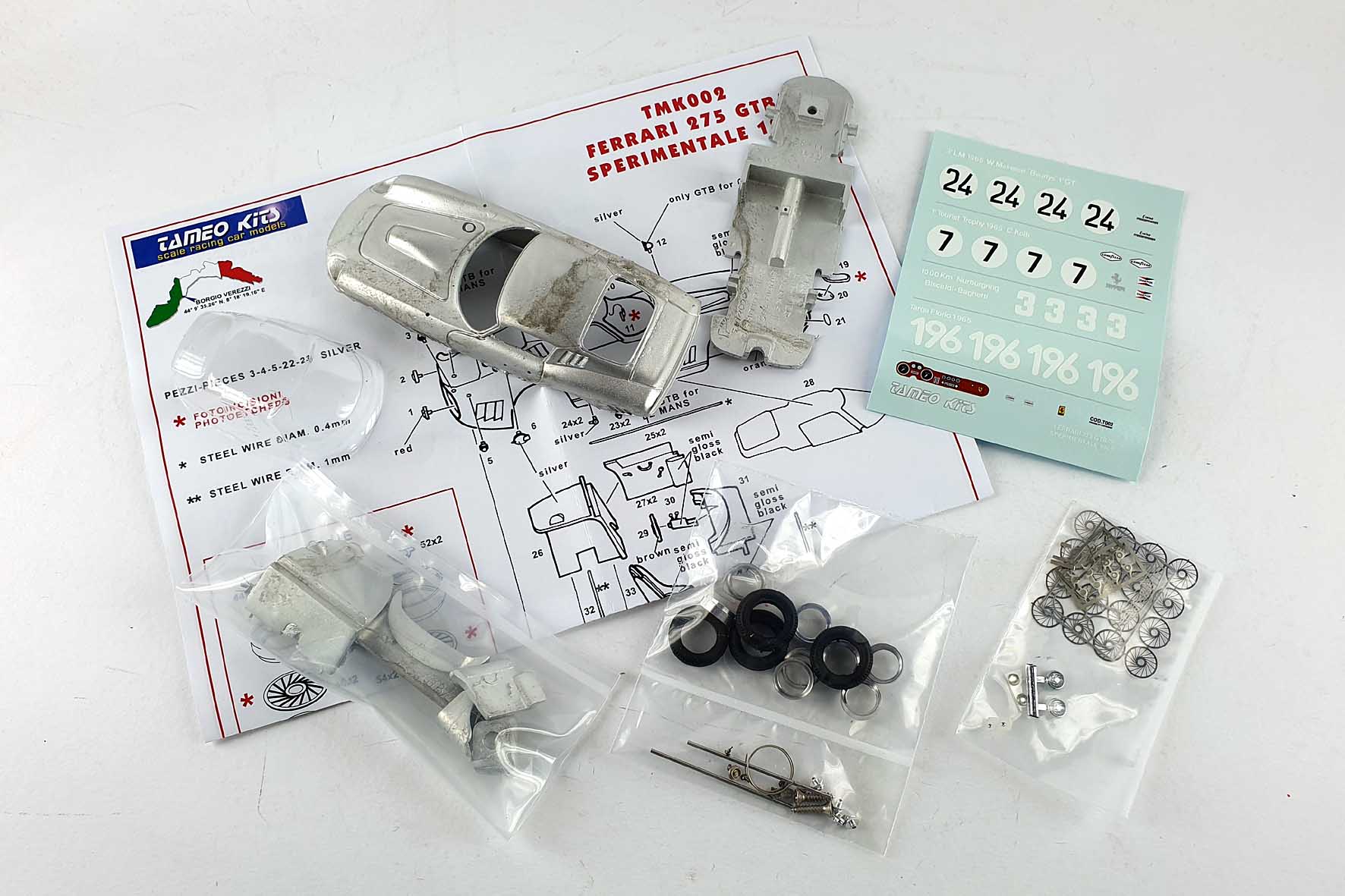 Tameo Kits TMK 002 kit montaggio 1/43 metallo
