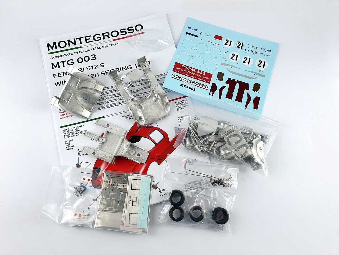 Tameo Kits MTG 003 kit scala 1/43 in metallo