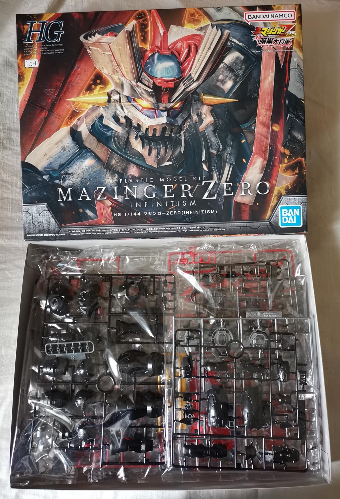 Bandai Infinitism Mazinger Zero HG 1/144 kit modello articolato