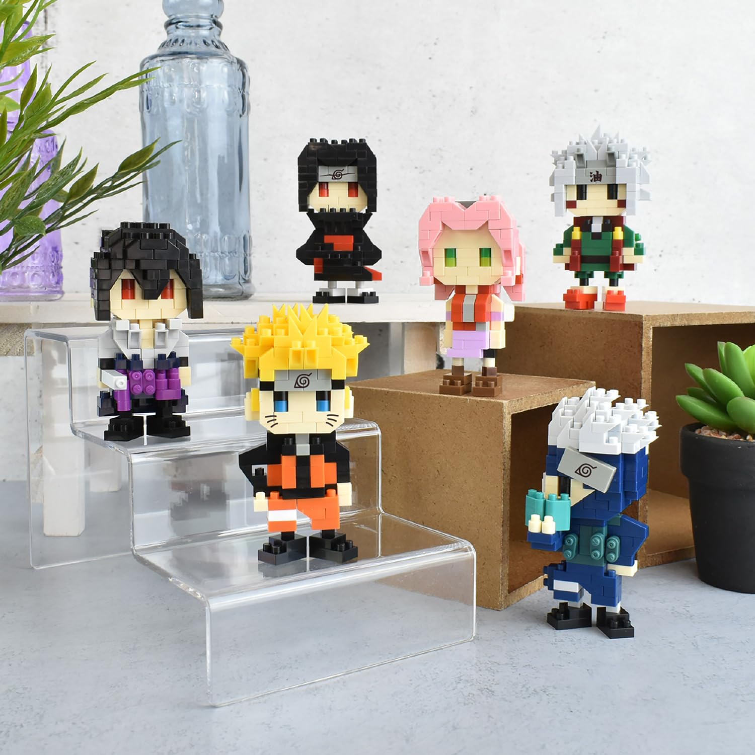Nanoblock Naruto NBCC137 Kakashi Hatake kit costruzione 180 pezzi