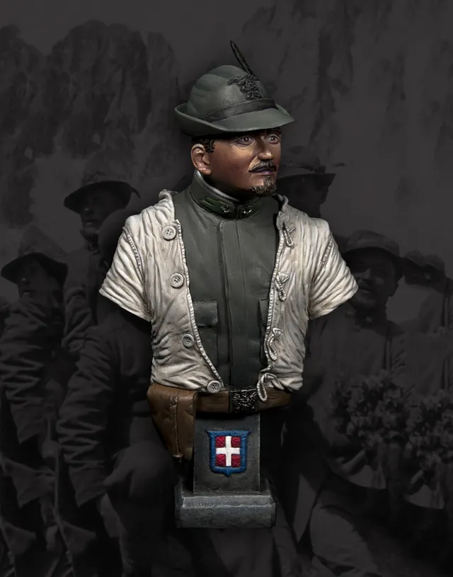 Model Cellar Alpini italiani WWI figurino