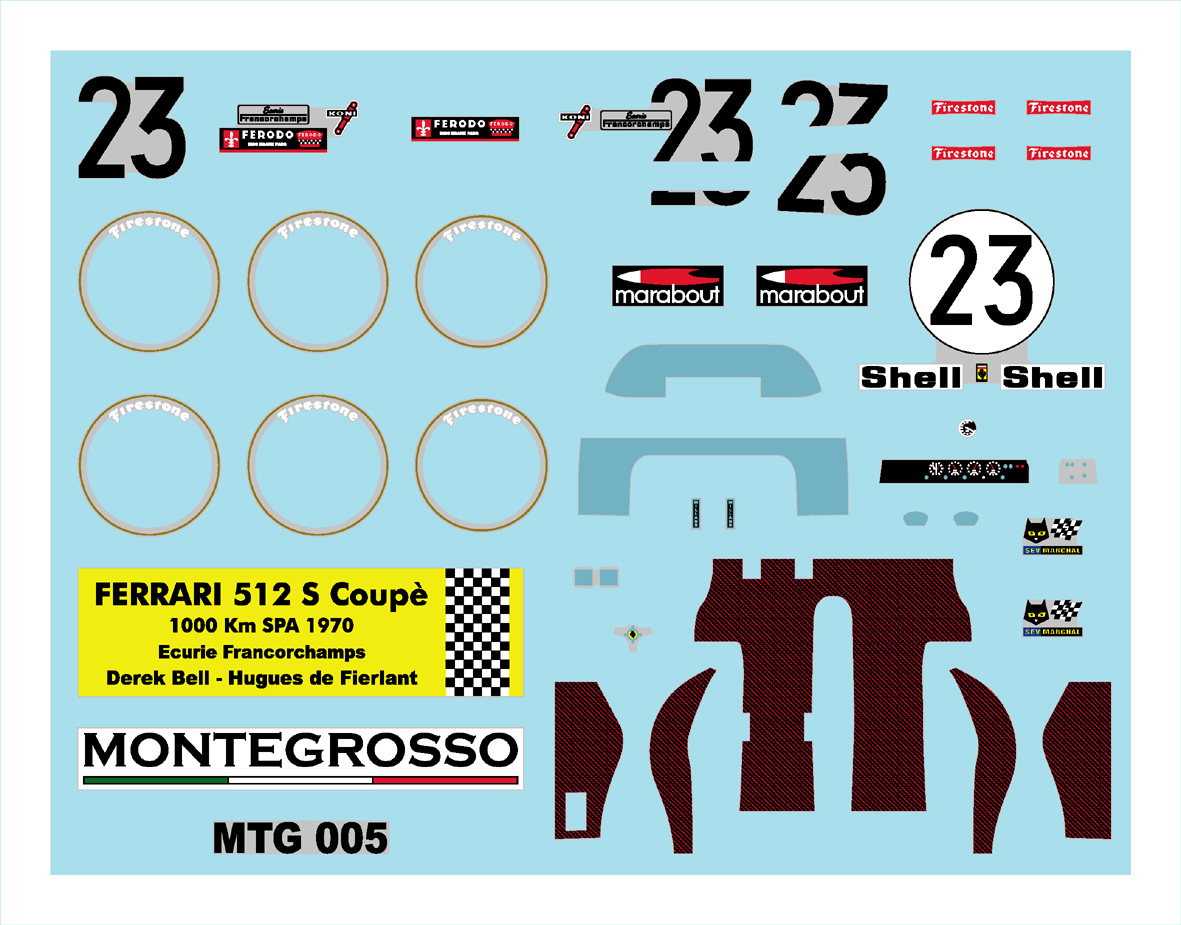 Tameo Kits MTG 005 kit auto 1/43 metallo