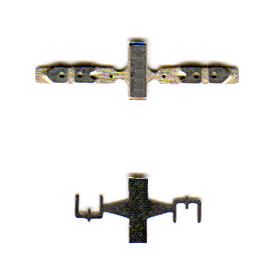 Tameo FT 15 ganci cuoio scala 1/43 16 pezzi