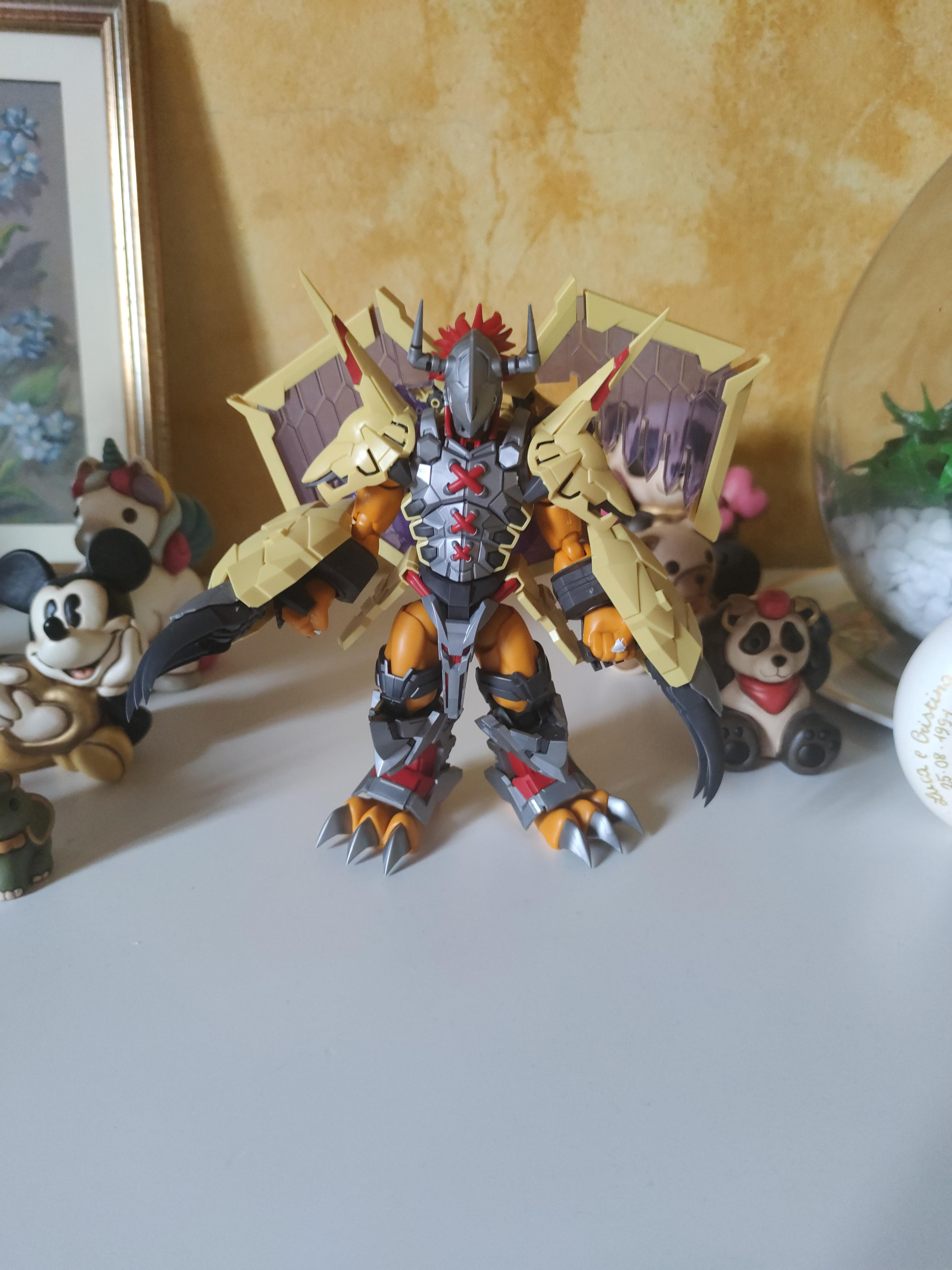 Bandai Figure-rise Wargreymon Amplified model kit senza colla