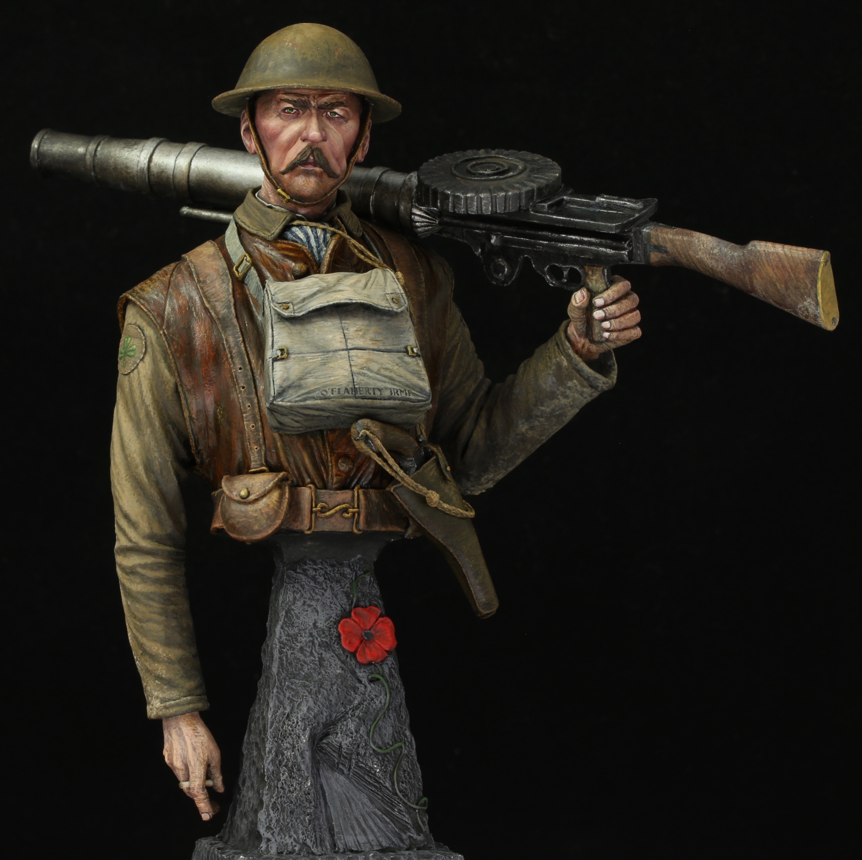 Model Cellar Lewis Gunner Somme 1916 figurino britannico