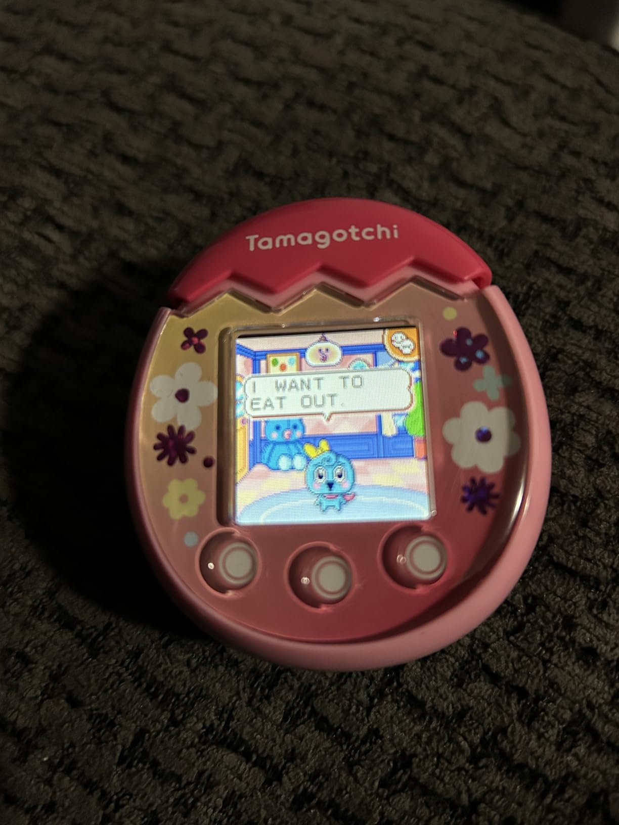 Tamagotchi Pix 42901 animale virtuale Floral rosa con fotocamera