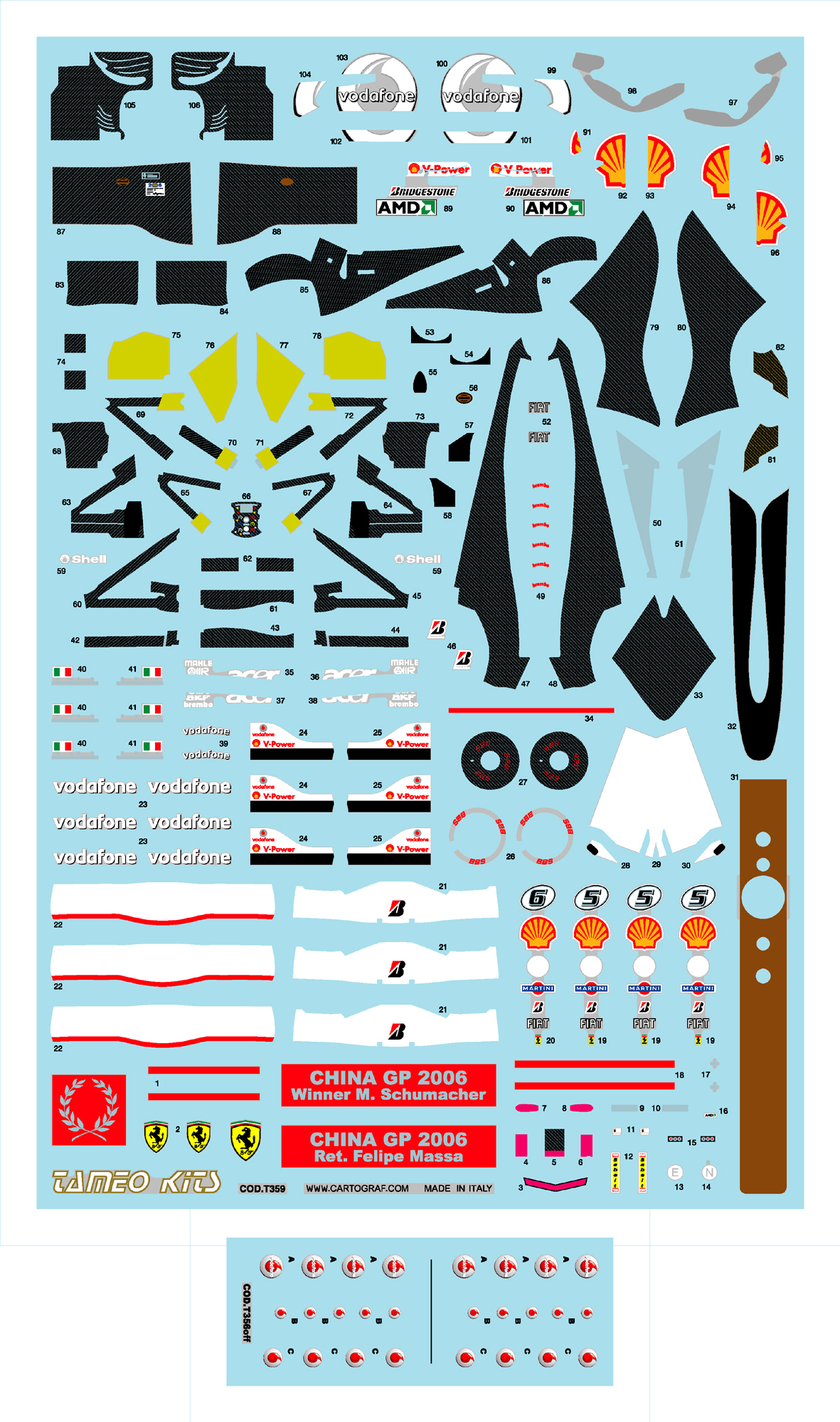 Tameo TMK 363 kit montaggio 1/43 metallo