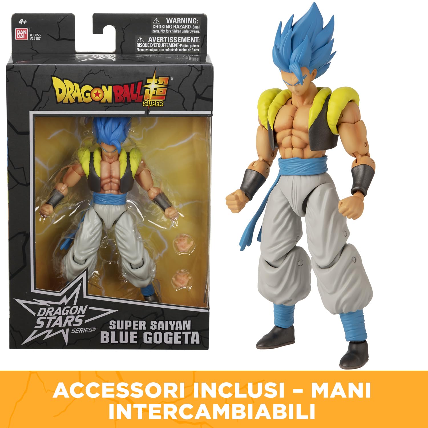 Bandai Dragon Stars Super Saiyan Blue Gogeta action figure 17 cm