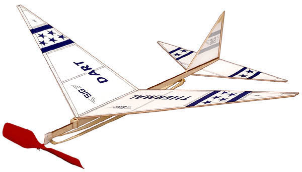 SIG Thermal Dart kit aeromodello volo libero elastico