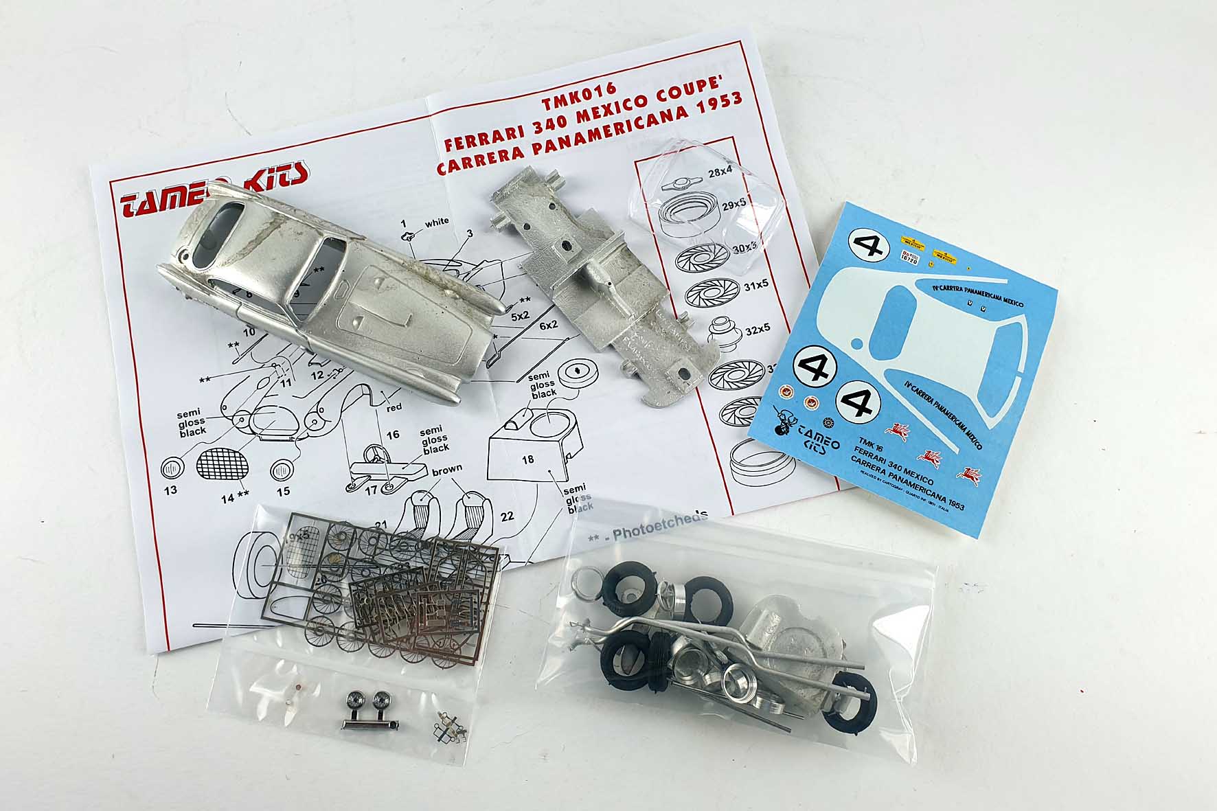 Tameo Kits TMK 016 kit montaggio 1/43 metallo