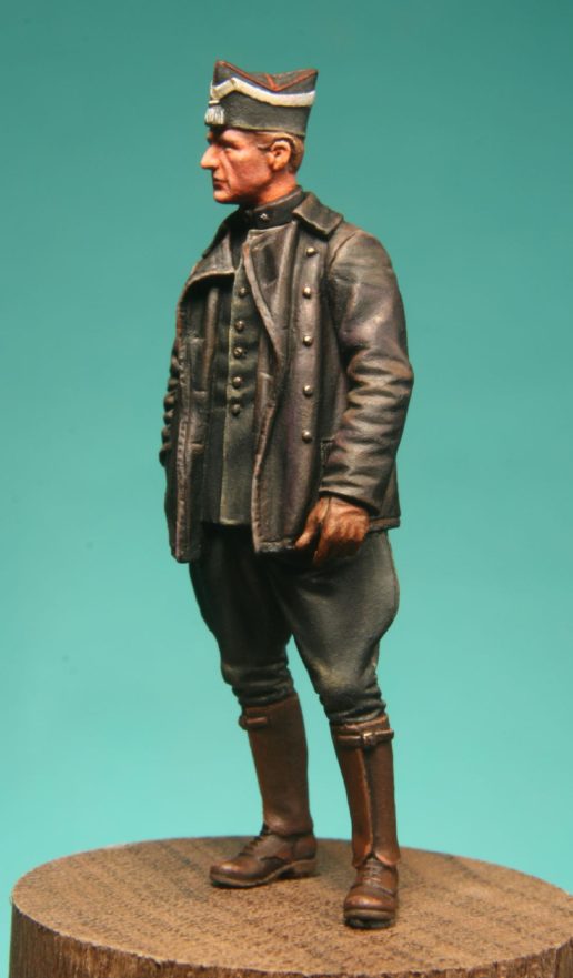 Model Cellar WWI Belgian Armored Car Crewman 2 figurino carrista