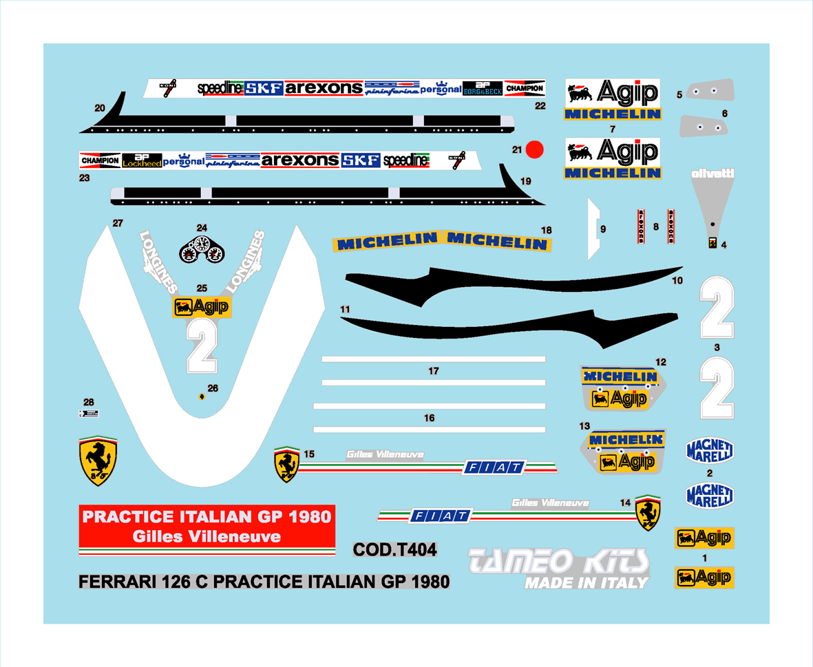 Tameo Kits TMK 394 Kit Montaggio 1/43 Metallo