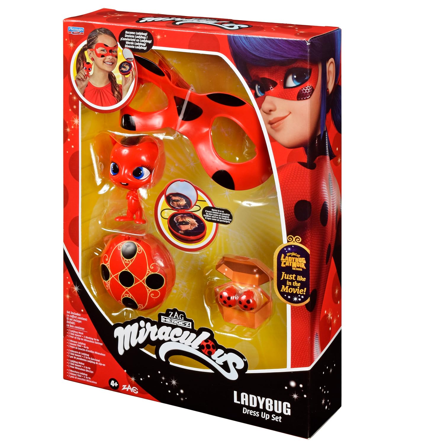 Bandai Miraculous Ladybug set costume trasformazione accessori