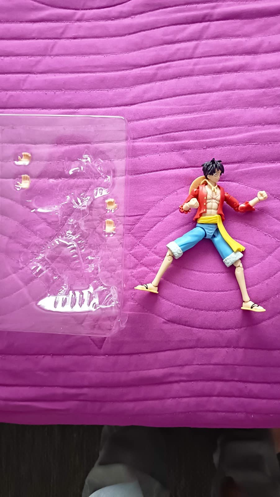 Bandai Anime Heroes Monkey D. Rufy action figure 17 cm articolata