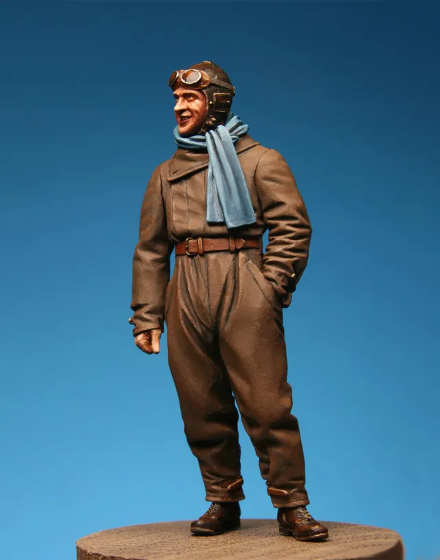 Model Cellar Pilot 2 biposto tedesco WWI figurino
