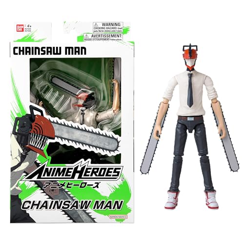 Bandai Anime Heroes Chainsaw Man action figure 17 cm accessori