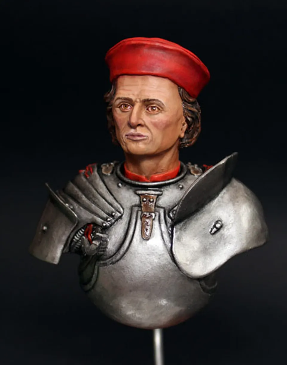 Model Cellar Milanese Condottiero 15th Century busto
