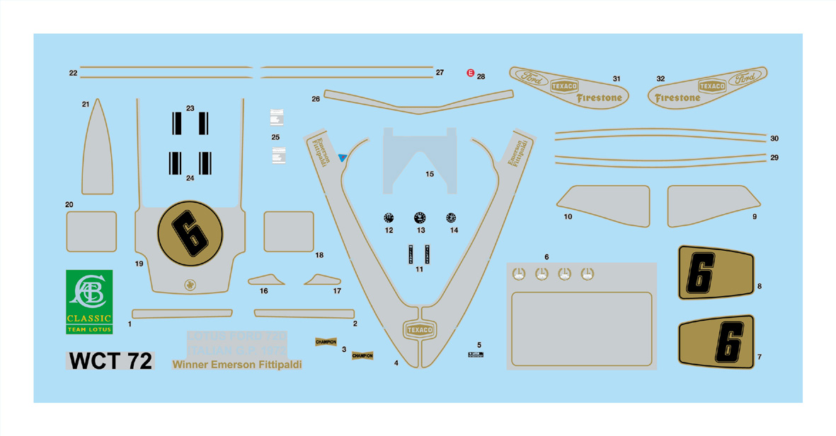 Tameo Kits WCT 72 kit montaggio scala 1/43