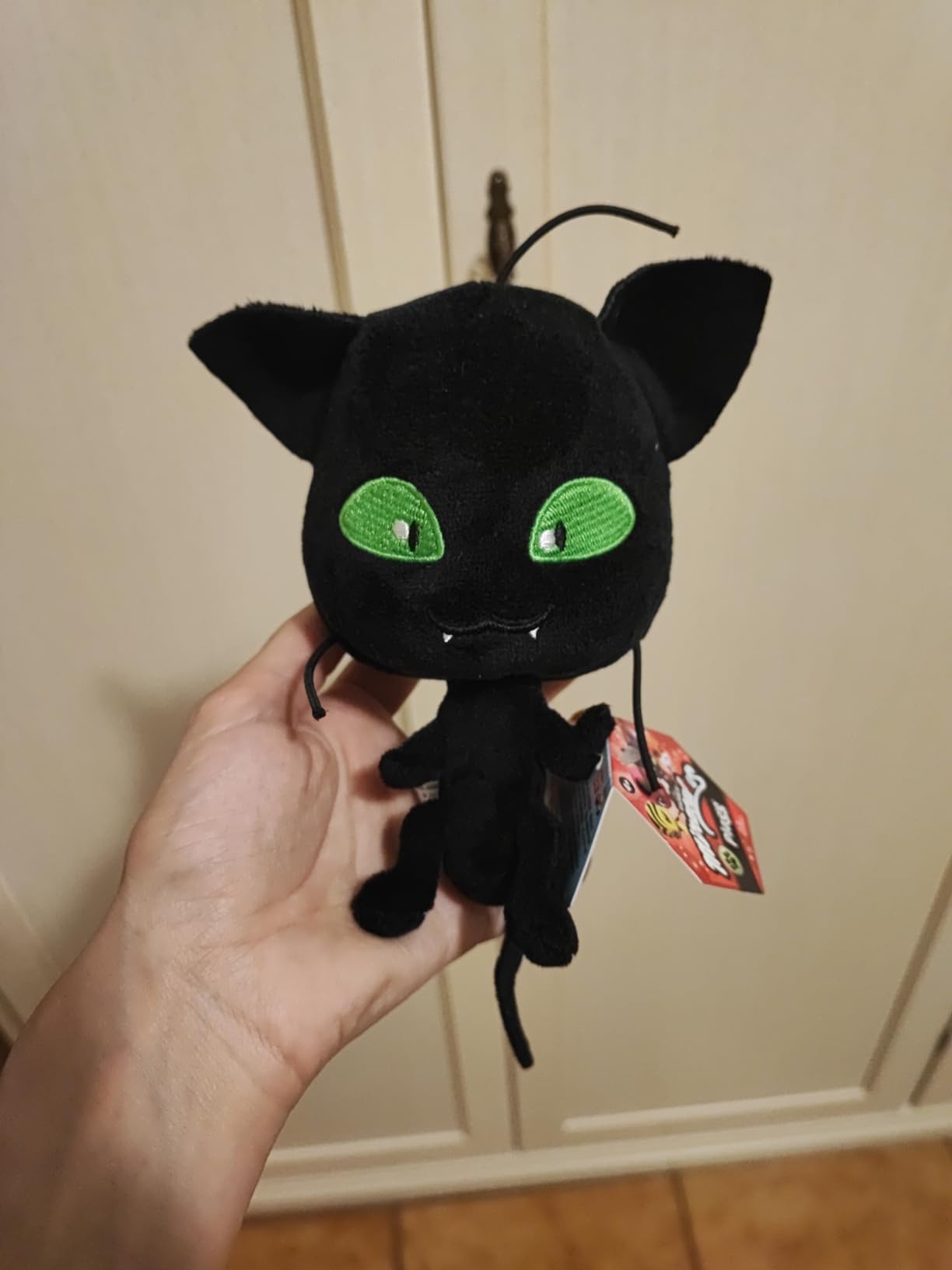 Miraculous Kwami Ziggy peluche 15 cm capra grigia