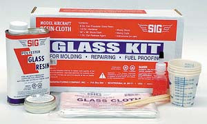 SIG Glass Kit Vetroresina Resina Poliestere Completo