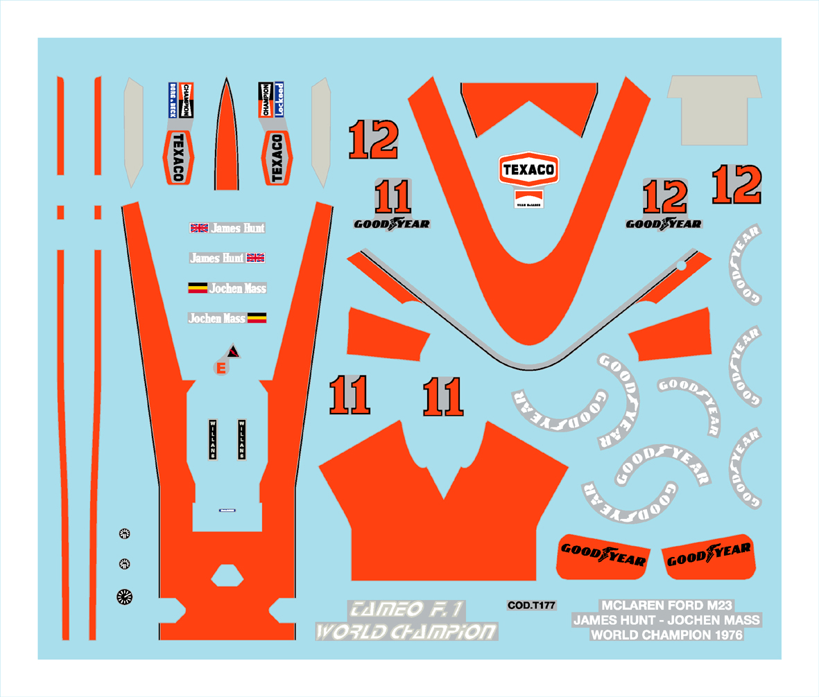 Tameo WCT 76 kit modellino scala 1/43