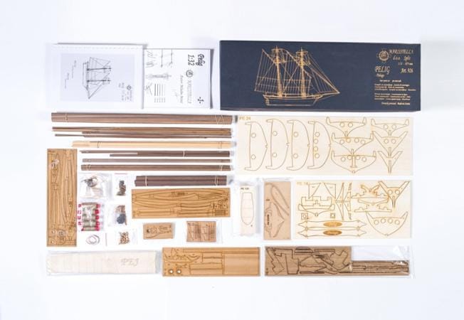 MarisStella Pelig kit modellino nave legno vele cucite