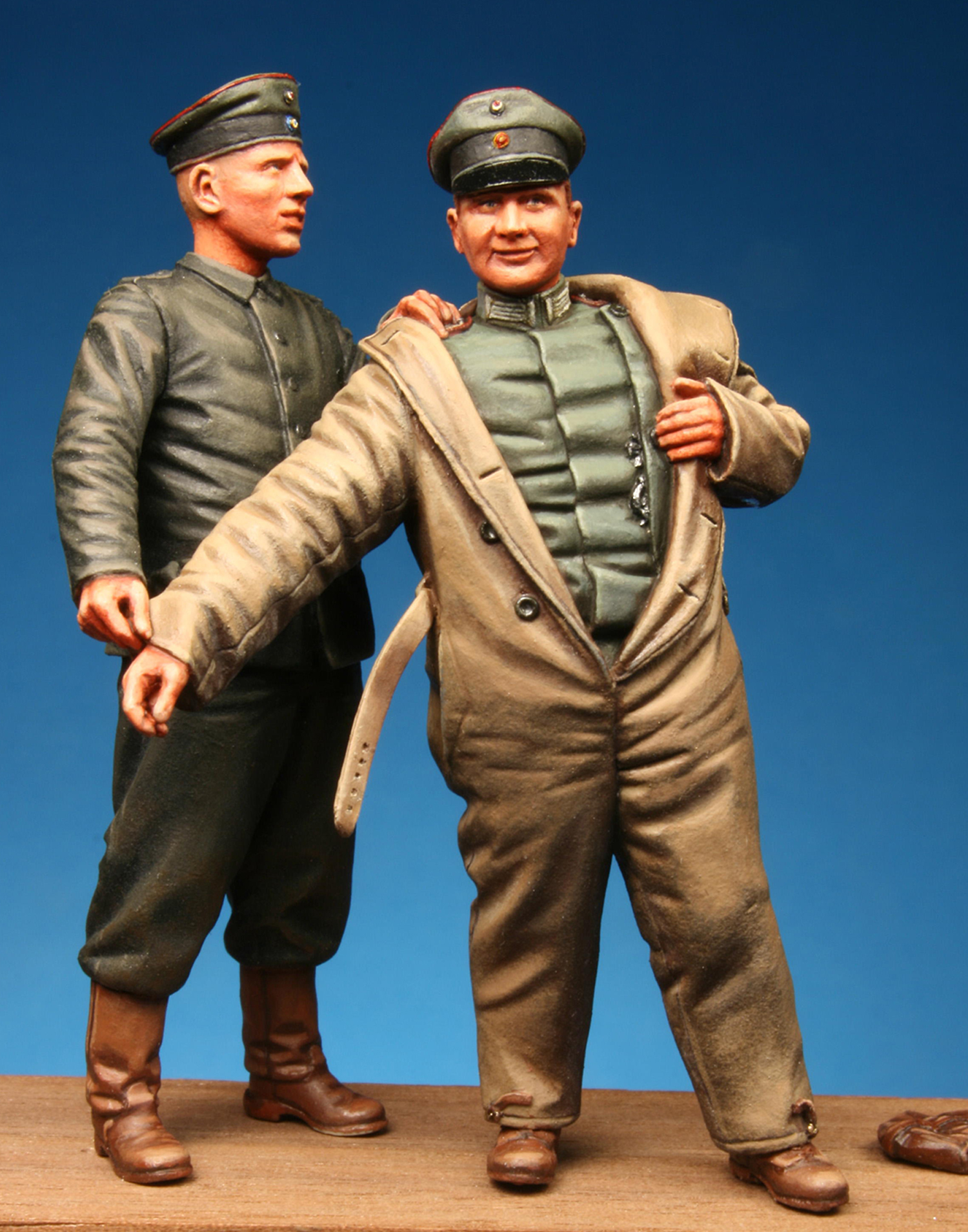 Model Cellar German Pilot Mechanic busto resina WWI