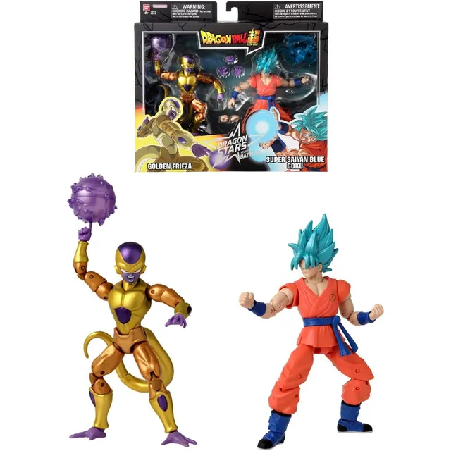 Bandai Dragon Stars Golden Freezer vs Goku action figure 2 pz 17cm