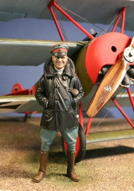 Model Cellar Manfred von Richthofen figurino WWI con bastone