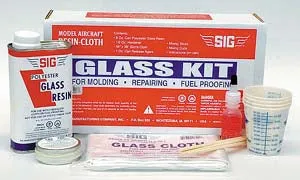 SIG Glass Kit Vetroresina Resina Poliestere Completo