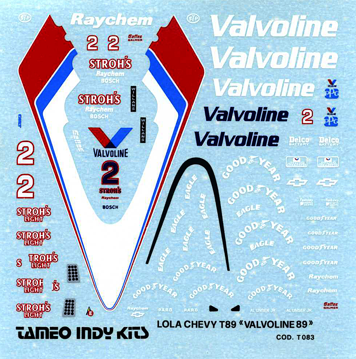Tameo Kits TIK 009 kit montaggio 1/43 indycar