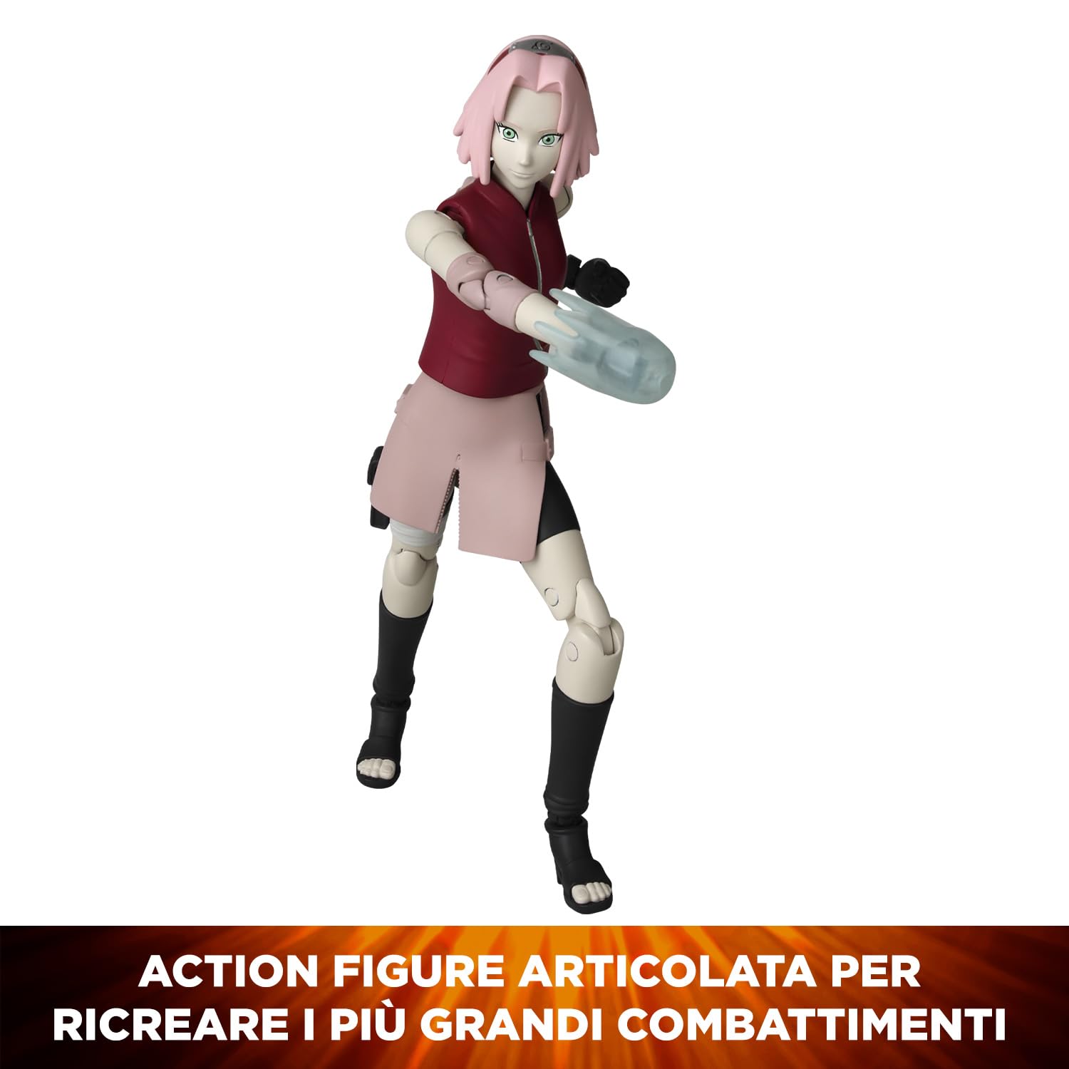 Bandai Anime Heroes Sakura Haruno Naruto action figure 17 cm