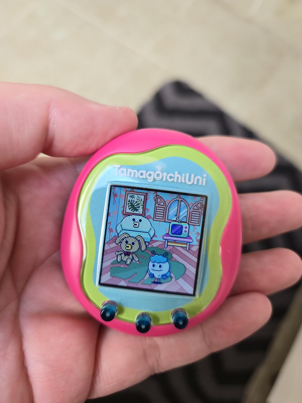 Bandai Tamagotchi Uni 43351 animale virtuale rosa WiFi