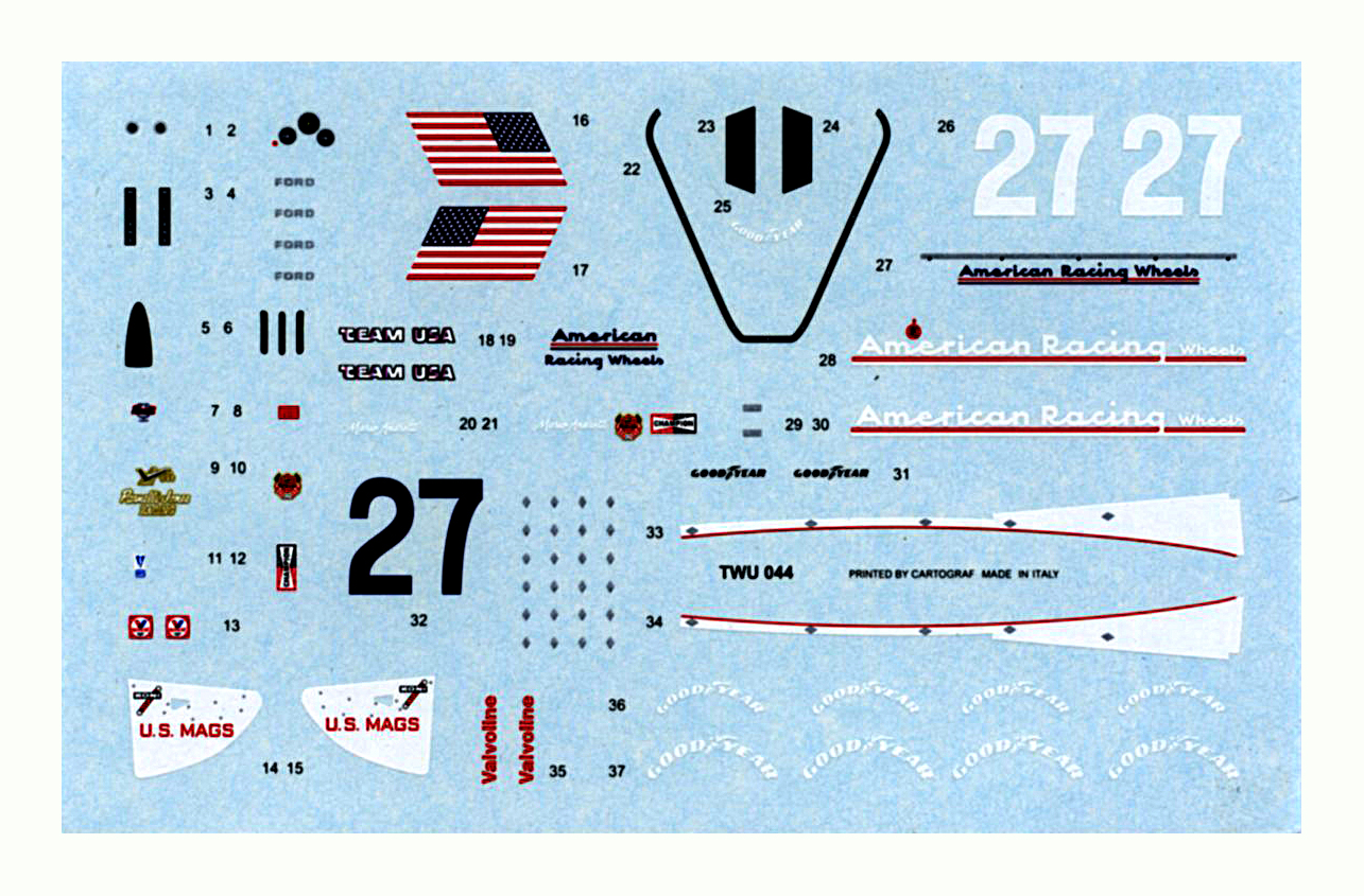 Tameo Kits TWU 044 kit montaggio auto metallo