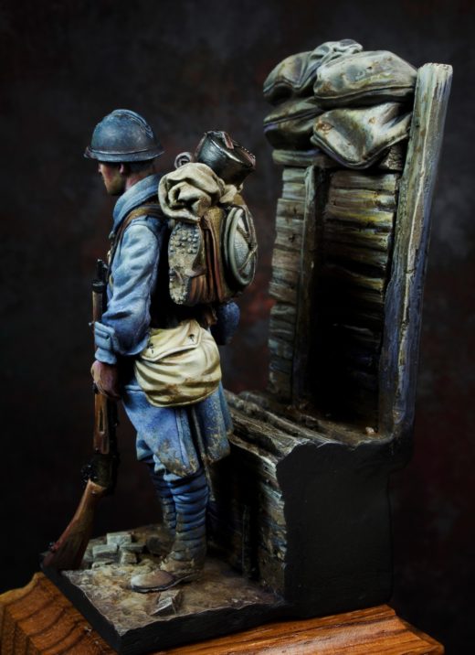 Model Cellar WWI French Poilu 1916 modellino fante francese