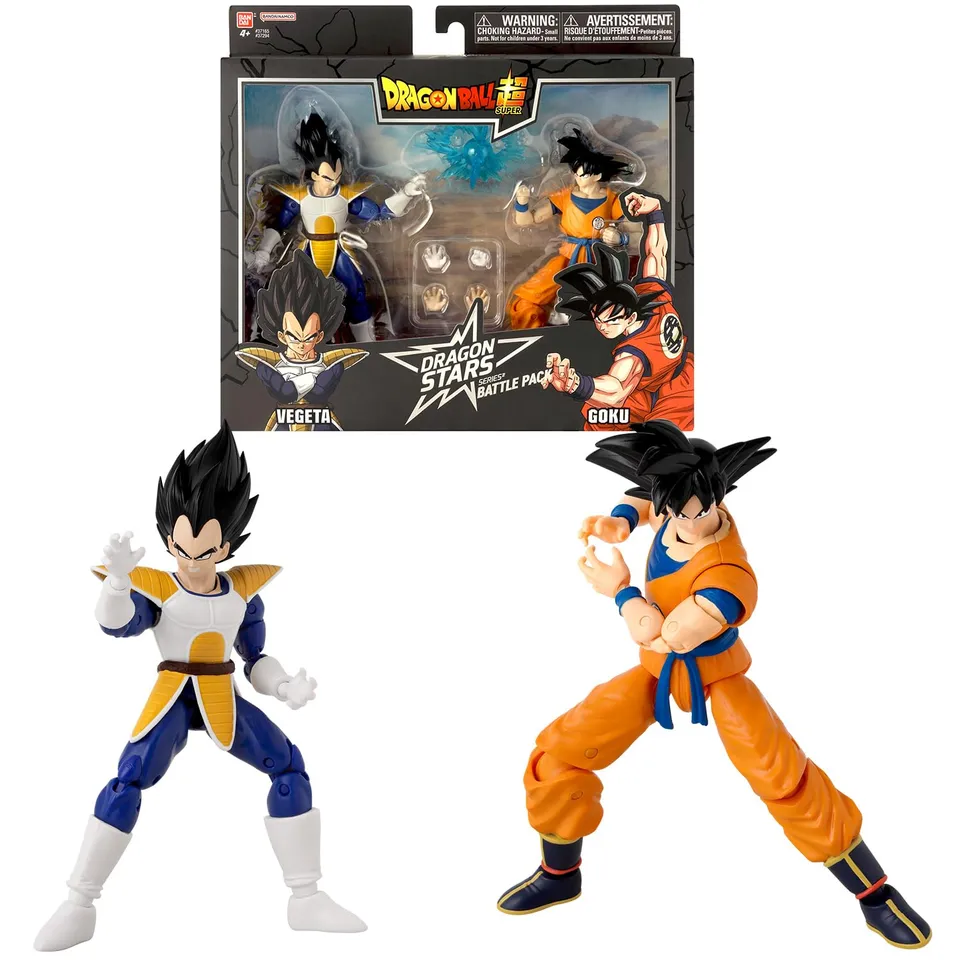 Bandai Dragon Stars Vegeta vs Goku action figure 17 cm pack 2